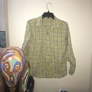 Urban Outfitters Lark & Wolff plaid bottom down